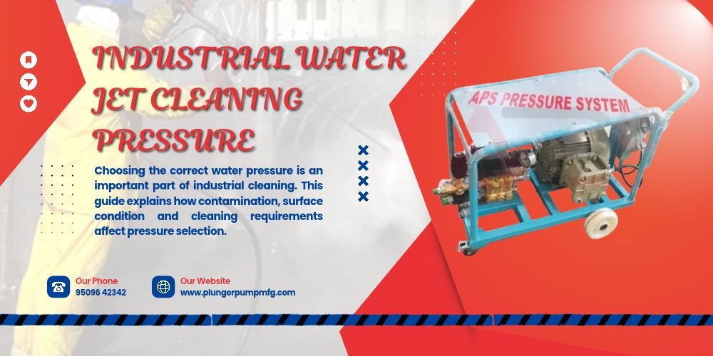 Industrial Water Jet Cleaning Pressure Selection Guide